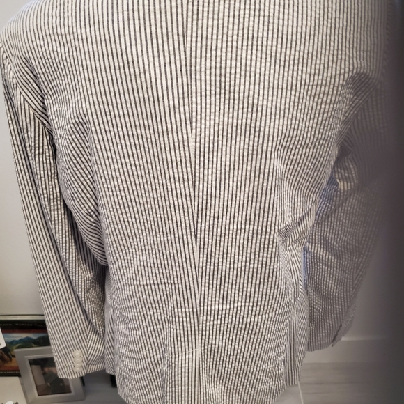 ISSAC MIZRAH SEERSUCKER Blazer - Picture 4 of 5